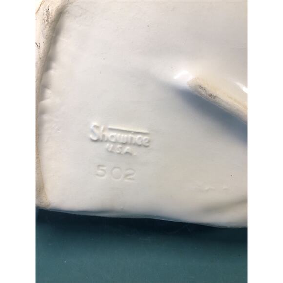 Shawnee Pottery #502 Birds on Driftwood Branch Planter Faux Bois Goldfinch VTG - Picture 11 of 13